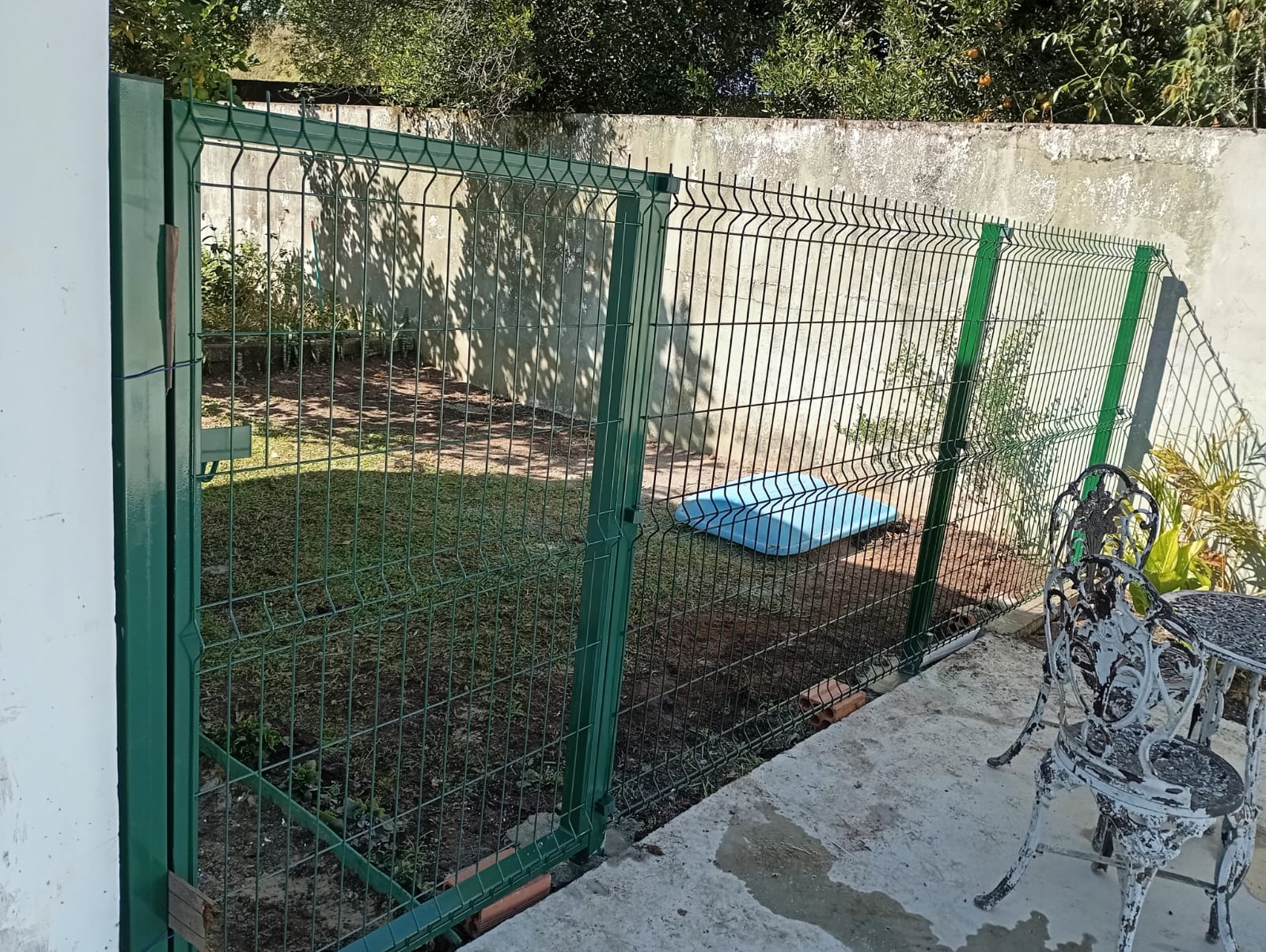 Instalação do Gradil Verde